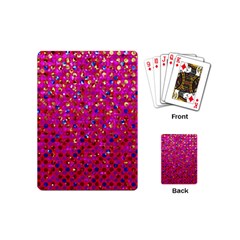 Polka Dot Sparkley Jewels 1 Playing Cards (mini)  by MedusArt