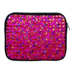 Polka Dot Sparkley Jewels 1 Apple Ipad 2/3/4 Zipper Cases by MedusArt