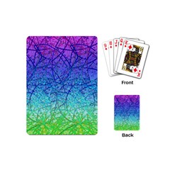 Grunge Art Abstract G57 Playing Cards (mini)  by MedusArt