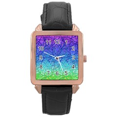 Grunge Art Abstract G57 Rose Gold Watches by MedusArt