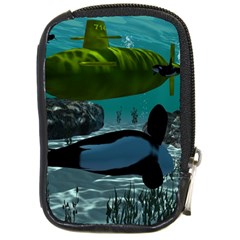 Submarine With Orca Compact Camera Cases by FantasyWorld7