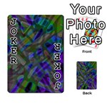 Colorful Abstract Stained Glass G301 Playing Cards 54 Designs  Front - Joker1