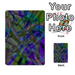 Colorful Abstract Stained Glass G301 Playing Cards 54 Designs  Back