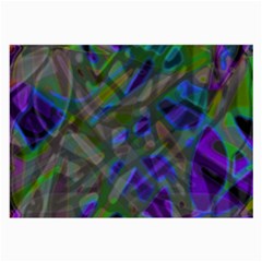 Colorful Abstract Stained Glass G301 Large Glasses Cloth (2-side) by MedusArt