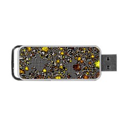 Sci Fi Fantasy Cosmos Yellow Portable Usb Flash (two Sides) by ImpressiveMoments