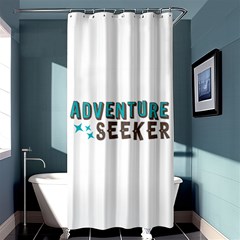 Adventure Seeker Shower Curtain 36  X 72  (stall)  by CraftyLittleNodes