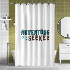 Adventure Seeker Shower Curtain 48  X 72  (small)  by CraftyLittleNodes