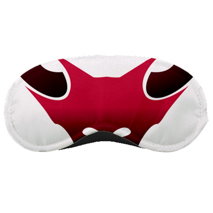 Fox Logo Red Gradient  Sleeping Masks