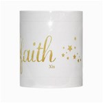 faith (XIN) Gold White Coffee Mug Center