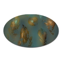 Broken Pieces Oval Magnet by digitaldivadesigns