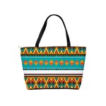 Tribal design in retro colors Classic Shoulder Handbag Back