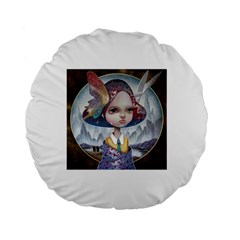 World Peace Standard 15  Premium Flano Round Cushions by YOSUKE