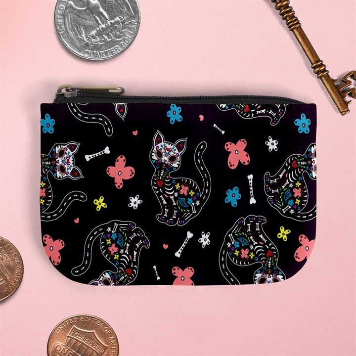 Dia de los Gatos Coin Change Purse