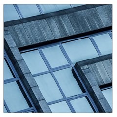 Abstract View Of Modern Buildings Large Satin Scarf (square) by OZMedia