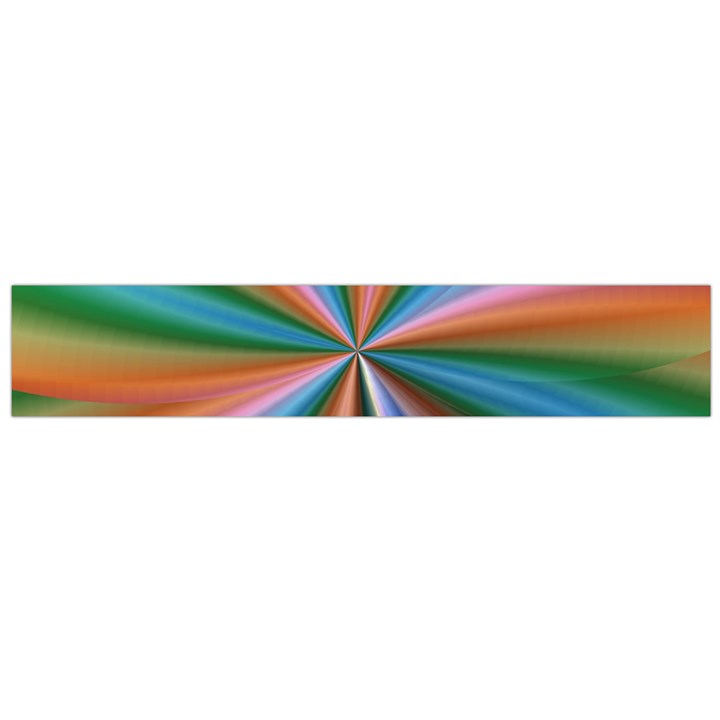 Abstract Rainbow Flano Scarf (Large) 