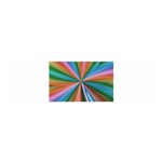 Abstract Rainbow Satin Scarf (Oblong) Front