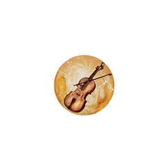 Wonderful Violin With Violin Bow On Soft Background 1  Mini Magnets by FantasyWorld7