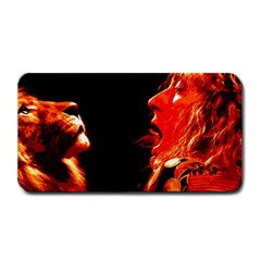 Robert And The Lion Medium Bar Mats by SaraThePixelPixie