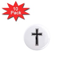 Christian Cross 1  Mini Magnet (10 Pack)  by igorsin