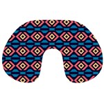 Rhombus  pattern Travel Neck Pillow Front