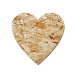 OSB PLYWOOD Heart Magnet Front