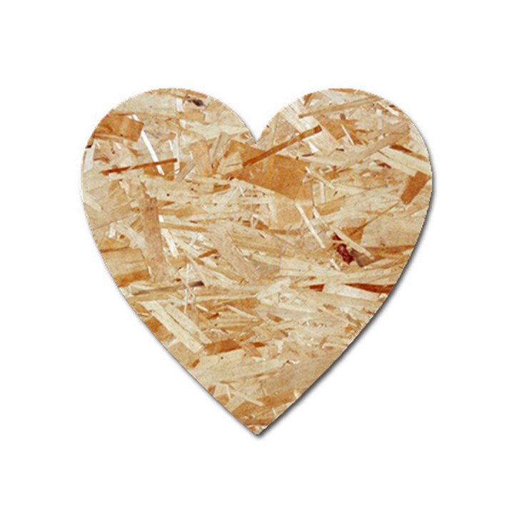 OSB PLYWOOD Heart Magnet