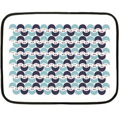 Moon Pattern Double Sided Fleece Blanket (mini)  by Kathrinlegg