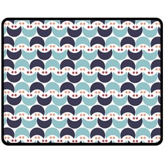 Moon Pattern Fleece Blanket (medium)  by Kathrinlegg