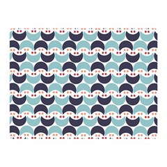 Moon Pattern Double Sided Flano Blanket (mini)  by Kathrinlegg