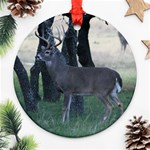 Texas Whitetail Ornament (Round)