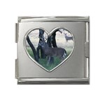 Texas Whitetail Mega Link Heart Italian Charm (18mm)