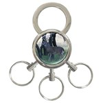 Texas Whitetail 3-Ring Key Chain