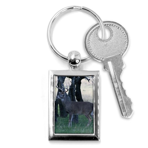 Texas Whitetail Key Chain (Rectangle) from Picture Your Life Front