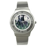 Texas Whitetail Stainless Steel Watch