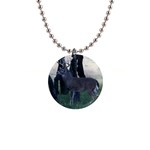 Texas Whitetail 1  Button Necklace