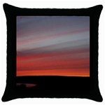 Canadian Red Sky Throw Pillow Case (Black)