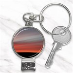 Canadian Red Sky Nail Clippers Key Chain