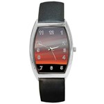 Canadian Red Sky Barrel Style Metal Watch