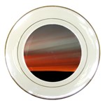 Canadian Red Sky Porcelain Plate