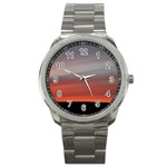 Canadian Red Sky Sport Metal Watch