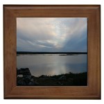 Canadian Blue Sky Framed Tile