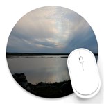 Canadian Blue Sky Round Mousepad