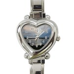 Canadian Blue Sky Heart Italian Charm Watch