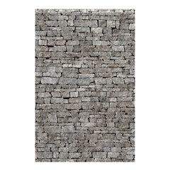 Stone Wall Grey Shower Curtain 48  X 72  (small)  by trendistuff