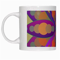 Fly-mandala White Mugs by Valeryt