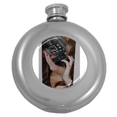 Chipped Round Hip Flask (5 Oz) by cutter