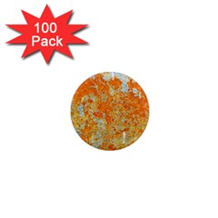 Yellow Rusty Metal 1  Mini Magnets (100 Pack)  by trendistuff