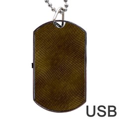 Reptile Skin Dog Tag Usb Flash (one Side) by trendistuff