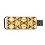 Faux Animal Print Pattern Portable USB Flash (Two Sides) Front