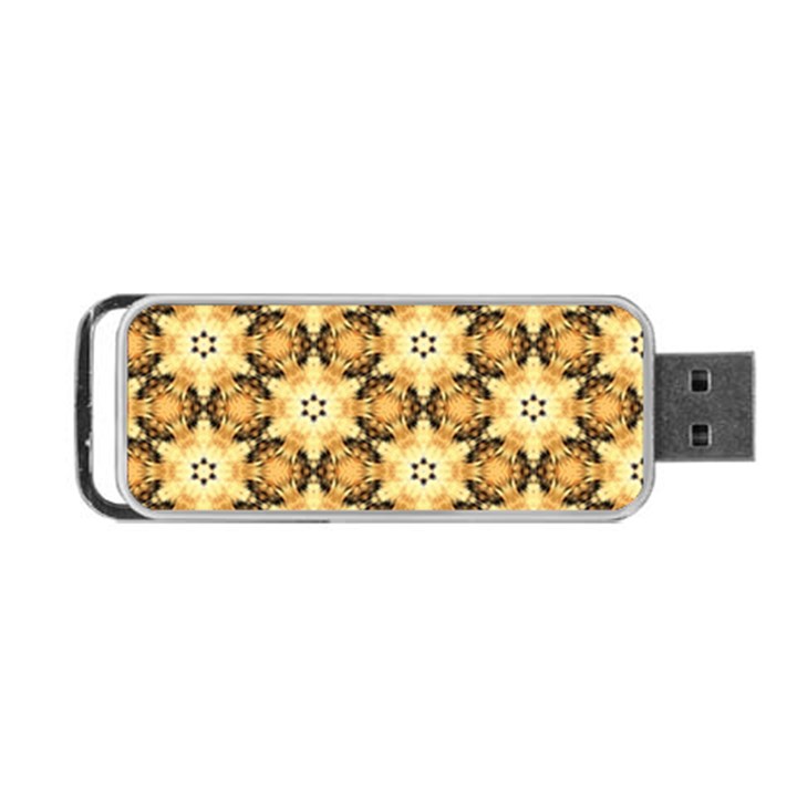 Faux Animal Print Pattern Portable USB Flash (Two Sides)